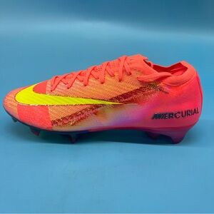 Nike Mercurial Vapor 16 Elite SE FG Cosmic Speed Bright Mango Black Mens Size 10